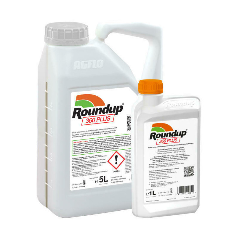 Roundup 360 Plus Glyphosate Herbicide 5L - wholesale variants – Garden Shark