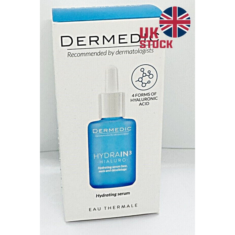 Dermedic HYDRAIN3 HIALURO Hydrating Serum for Face, Neck and Decollete 30ml